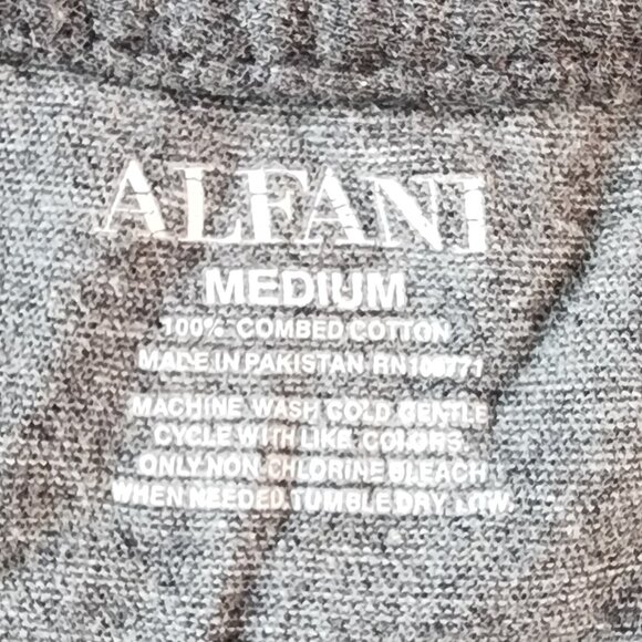 Alfani Gray T-Shirt Size Medium - Picture 5 of 8